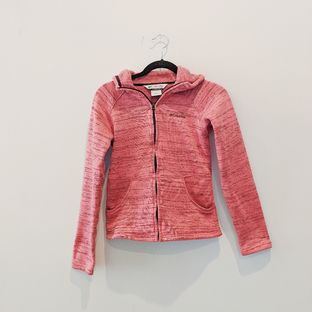 Columbia Omni-shield salmon pink zip up jacket